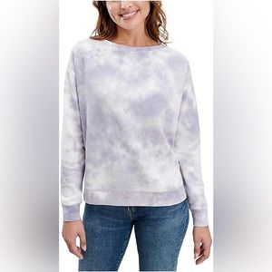 Splendid Women's Thermal Long Sleeve Tie Dye Pullover Top Sz Large
